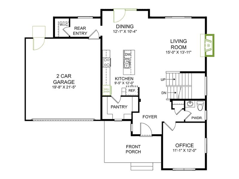 Main Level Floor Plan